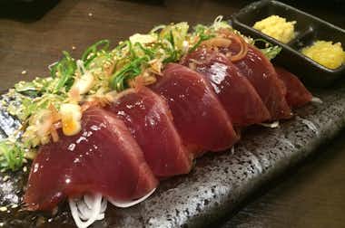 【閉店】丹波黒どり農場 西八王子南口駅前店 の口コミ評価評判カツオのたたき