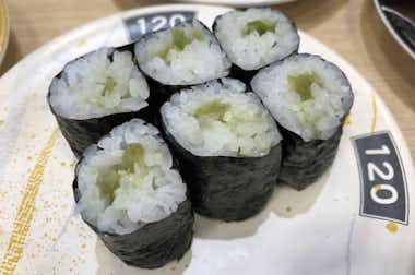 独楽寿司 楢原店の口コミ評価評判根性巻き