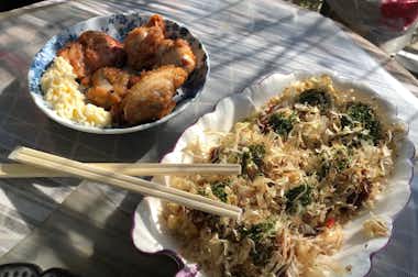 たい焼き　鯛忠の口コミ評価評判たこ焼と唐揚げ