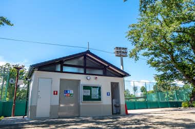 富士森公園の口コミ評価評判こども広場近くのトイレ