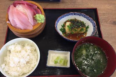 【閉店】磯丸水産 西八王子北口店の口コミ評価評判マグロ2種盛り定食