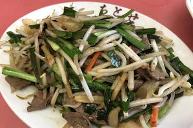 ちとせラーメンの口コミ評価評判ニラレバ炒め