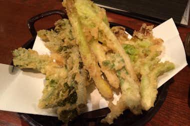 北の台所 おんじきの口コミ評価評判春の山菜の天ぷら