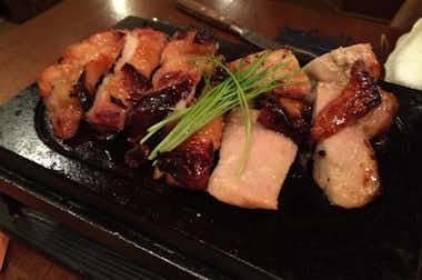 北の台所 おんじきの口コミ評価評判鶏肉の鉄板焼き