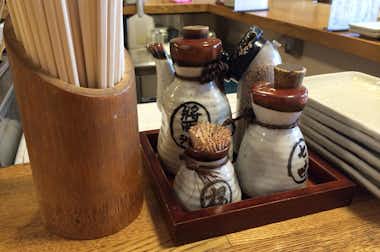 讃岐うどん いそやの口コミ評価評判釜玉用の醤油