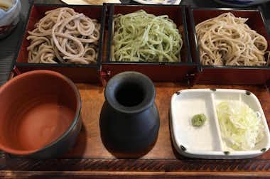 そば処 富よしの口コミ評価評判特上天三色