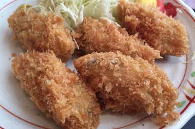 串揚げ居酒屋　雅（まさ）の口コミ評価評判大振りの牡蠣が5つも!
