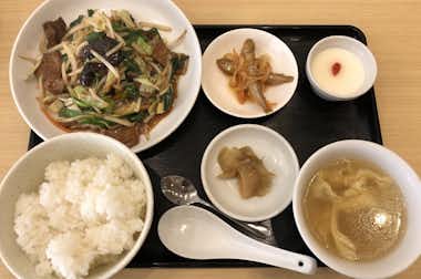 中華お食事処 つばさの口コミ評価評判レバニラランチ