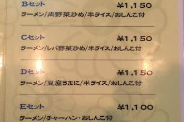 小松亭 上野町店の口コミ評価評判メニュー