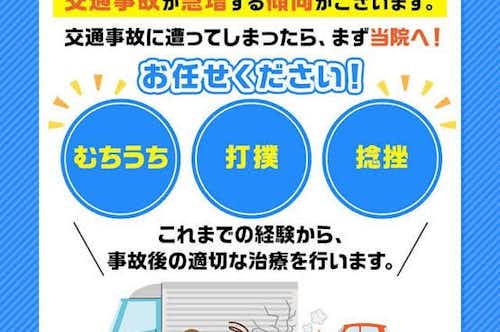 ふじもり桜花整骨院のブログ/交通事故に遭ったら画像