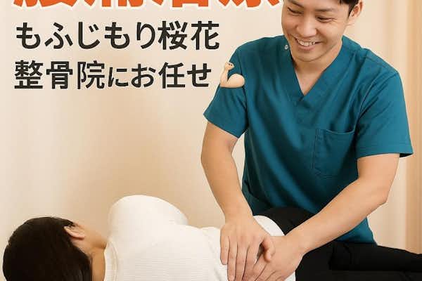 急な腰痛の治療には八王子にあるふじもり桜花整骨院にご来院下さ