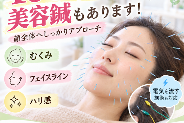 100本の鍼で隅々まで美肌効果