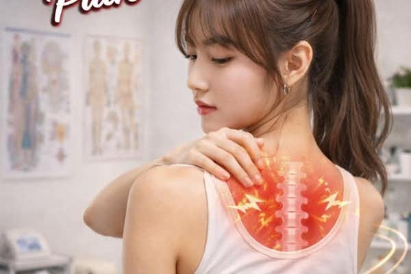 背中の痛みを取ったのはお腹の施術